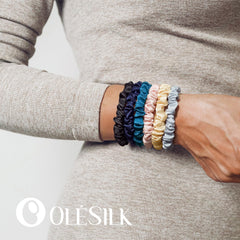 OLESILK utilisation polyvalente pour coiffures comme chignon et queue