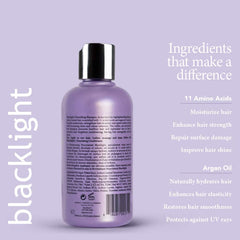 Backlight Nourrissant shampoo pour cheveux colorés protègent la couleur et la brillance