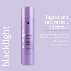 Oligo Professionnel Blacklight Shampoing Sec volume léger, cheveux plus frais.