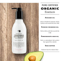 Oligo Calura Conditionneur sans sulfates, formule douce pour les cheveux.