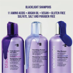 Texture légère et crémeuse du shampooing sans sulfates.
