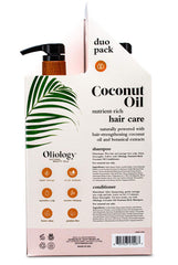 Shampoing Oliology – ingrédients coco botaniques : nourrissent en profondeur et restaurent l'éclat.