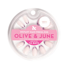 21 tailles disponibles pour un ajustement parfait des ongles Olive & June.