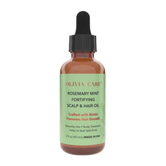 Olivia Care huile romarin cheveux : nourrit le cuir chevelu et revitalise les longueurs.