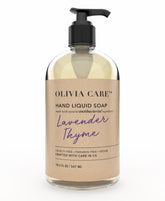 Olivia Care Savon mains antibactérien, bouteille pratique pour usage quotidien.