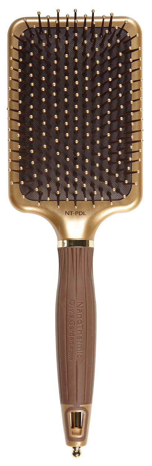 Brosse Olivia Garden NT-PDL Paddle - nanothermic et ionique pour démêler sans tirer.