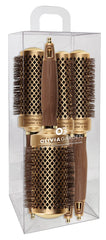 Brosse Olivia Garden Nanothermic, brosse ronde en céramique et ionique pour volume et brillance.
