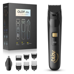 OLOV LITE Tondeuse barbe avec 6 guides pour une précision