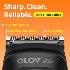 OLOV LITE Tondeuse sans fil avec indicateur LED pratique