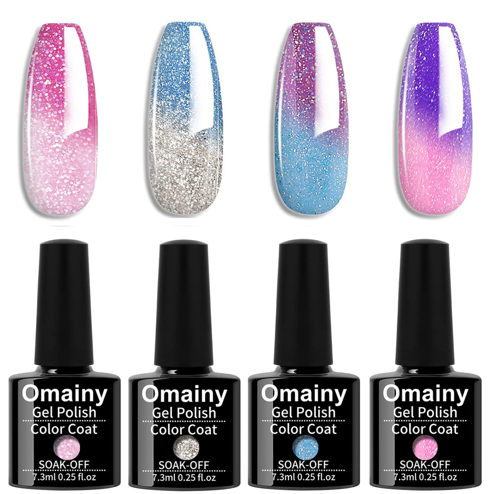 Omainy vernis gel changement couleur – emballage prêt à tester les teintes