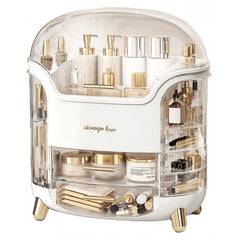 Omeily grand organisateur maquillage — boîte transparente pour voir facilement vos cosmétiques.