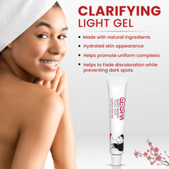 OMIC Geisha Gel Kojic Acide – Application visage pour clarifier et hydrater la peau.