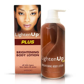 OMIC Lighten-Up flacon clair montrant hydratation efficace.