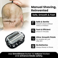 OmniShaver lames durables Longue durée de vie et entretien facile.