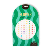 Omy Fleurs stickers sur ongles, look floral durable et éclatant.