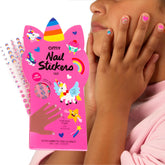 Omy autocollants ongles licorne enfant - design magique et facile à poser