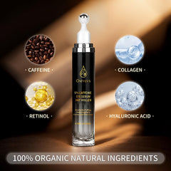 OMYIJVS Crème contour yeux adaptée à tous types de peau et combats les poches.
