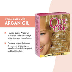 One 'N Only Acid Extra Body Hair Perm Kit activateur – bouteille et capot sobres
