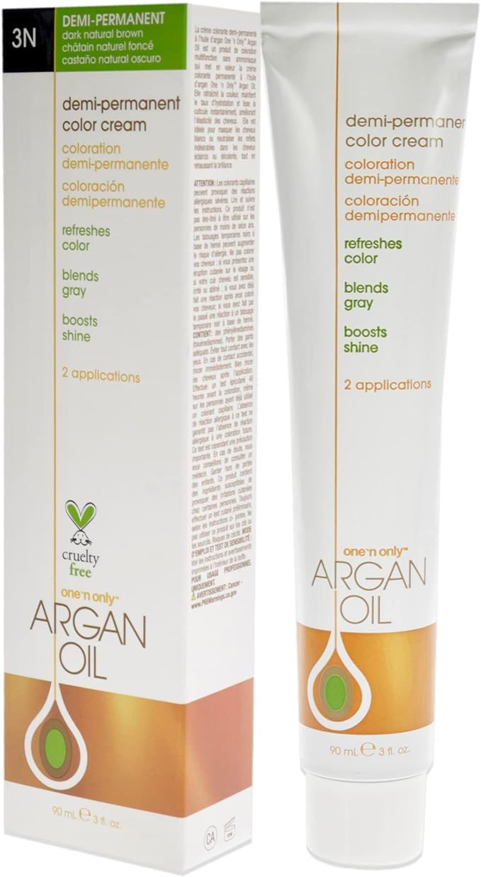 One N' Only Coloration Argan – emballage professionnel pour une couleur précise