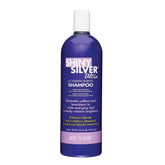 One 'N Only Shiny Silver Purple Shampoo – Bouteille neutralisant les reflets jaunes sur cheveux blonds.