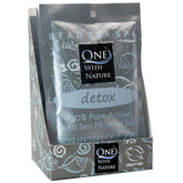 One With Nature Dead Sea Salt six-pack packaging ready for mineral bath therapy.