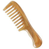 Onedor peigne cheveux santal vert anti-statique pour démêler en douceur.