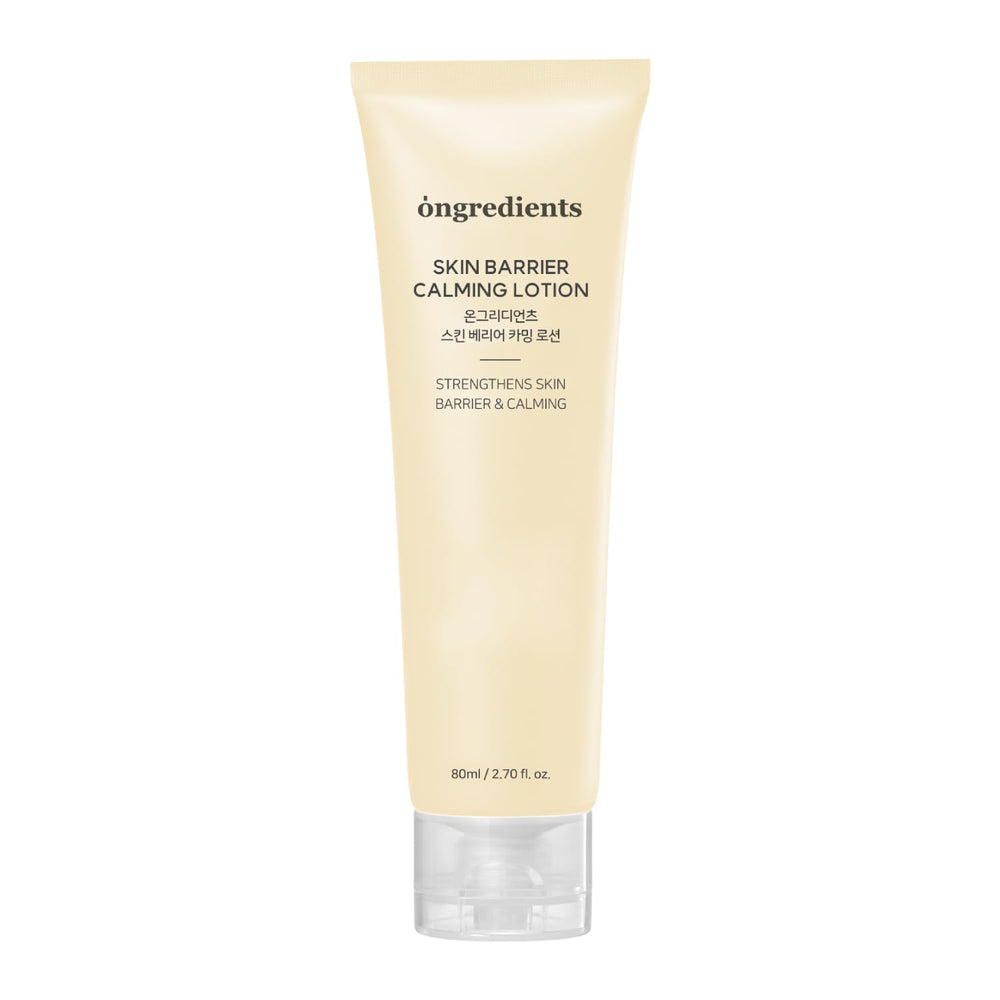 ONGREDIENTS Lotion Barrière Apaisante présente une texture légère qui apaise et hydrate la peau sensible