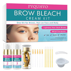 Onilyua kit-blanchiment-sourcils ensemble: transformation rapide et naturelle de la couleur.