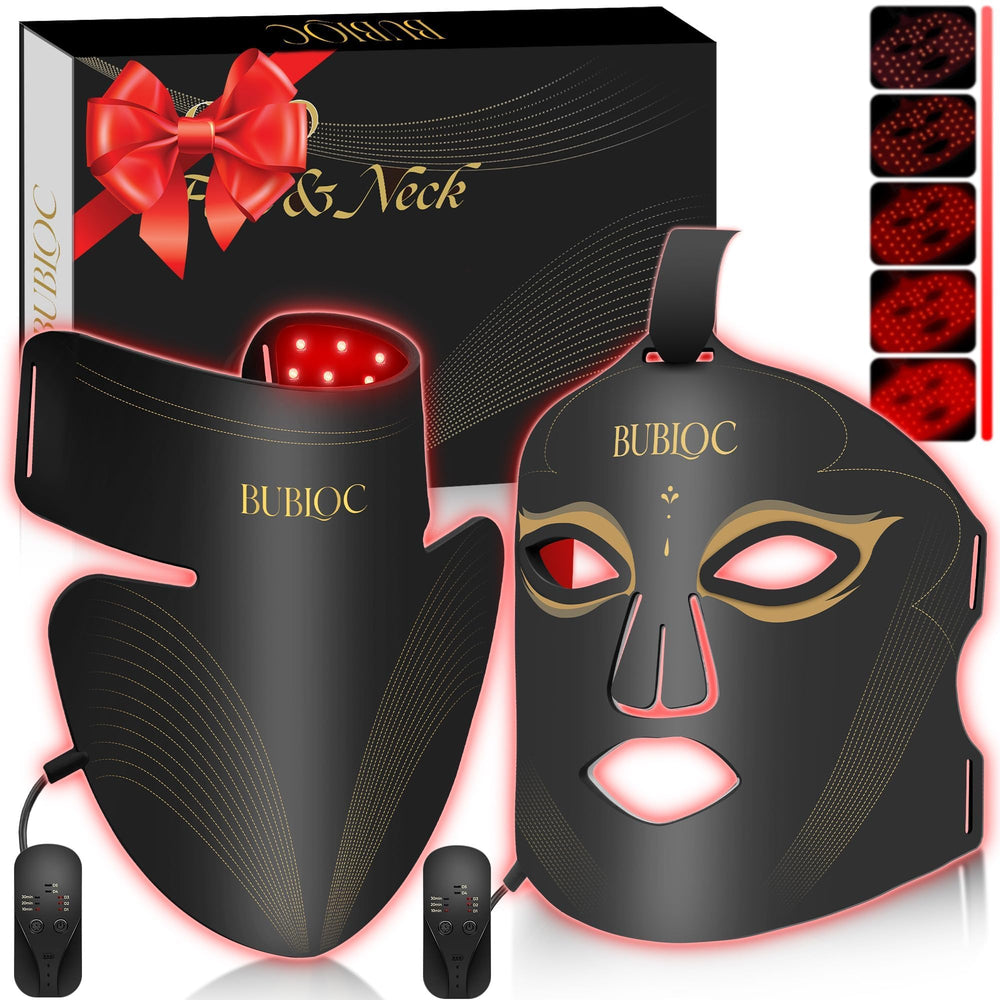 Masque Onisdin: thérapie lumineuse visage 630 nm pour peau revitalisée.