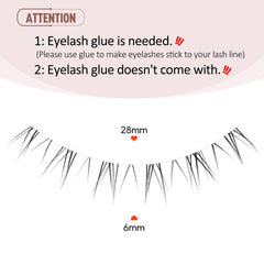 Onlyall bande cils mince pour un look discret et confortable