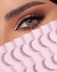 Onlyall cils bas faux avec band ultra-fin pour un regard naturel et confortable.
