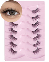 Onlyall cils demi-longueur pour coin des yeux pour un regard naturel