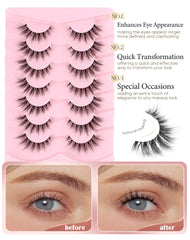 Onlyall cils-faux poids plume offrant un confort longue durée et sensation naturelle.
