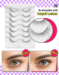 Onlyall cils-naturels application-facile, pose rapide et intuitive.