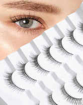 Onlyall cils-naturels wispy bande-mince, regard discret et léger.