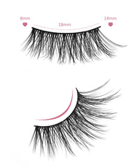Onlyall cils bande poids léger, sensation naturelle sur les paupières.