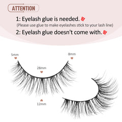 Onlyall Wispy Cils – fibres ultra-fines procurant une sensation légère et confortable
