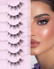 Onlyall cils oeil-de-chat naturels pour un look discret et élégant