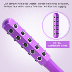ONLYSKY BEAUTY Roller massage visage, germanium, améliore l absorption des soins appliqués.