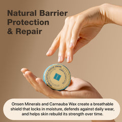 Onsen Secret barrière carnauba protégeant peau et ongles