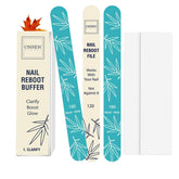 Onsen Secret ponceuse ongles tri-voies pour forme nette et brillance.