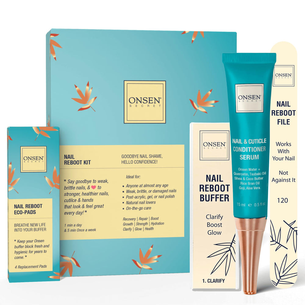 Sérum Cuticule Onsen Secret – hydratation et réparation des ongles.