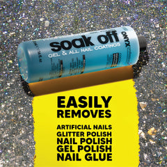 Onyx remover bottle used for gel polish removal