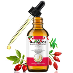 Onznoz huile de rose musquée – flacon visage, peau nourrie et lumineuse.