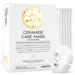 #OOTD masque-feuille ceramide éclaircissant pour le visage, hydratation et éclat.