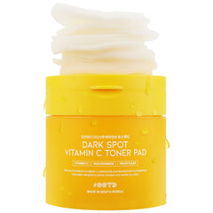 Disque tonifiant #OOTD visage avec vitamine C et niacinamide, hydratation douce.
