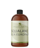 OPO Huile Squalane Pure Olive, bouteille de 16 onces, hydratation légère et absorption rapide.