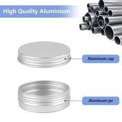Opvixi boîtes en aluminium: utilisations variées pour baumes et crèmes faits maison