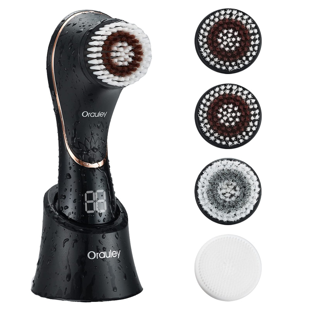 Orauley brosse-visage rotative nettoyante pour un nettoyage en profondeur.