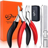 Orelex coupe-ongles long manche ergonomique pour une prise en main sûre.